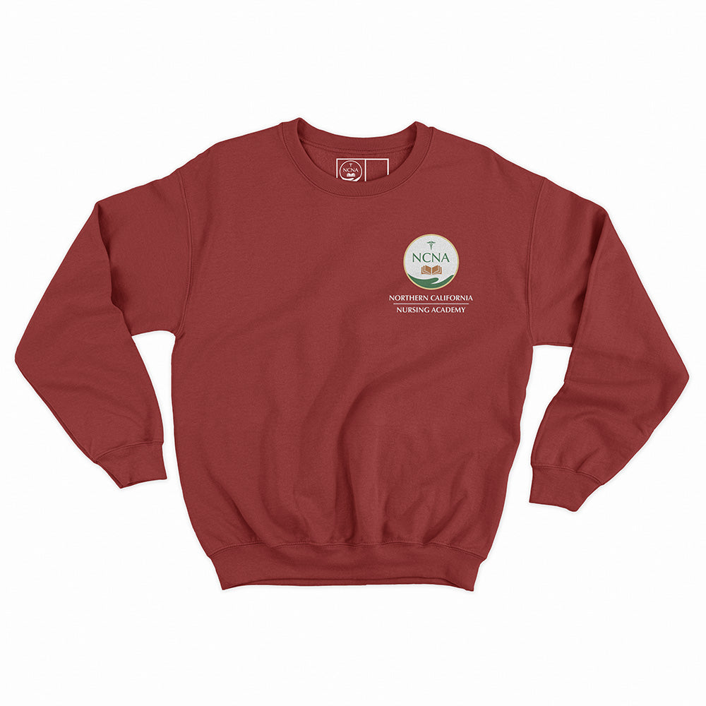 Crewneck Sweatshirt NCNA Logo Maroon