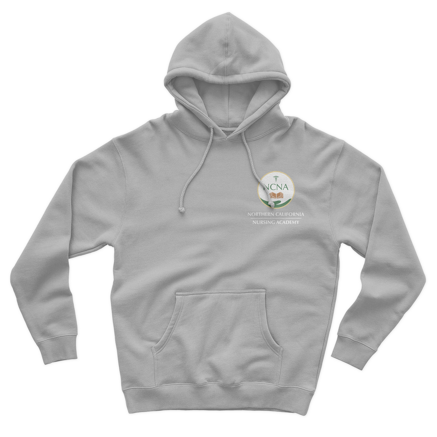 Hoodie Sweatshirt NCNA Logo Grey
