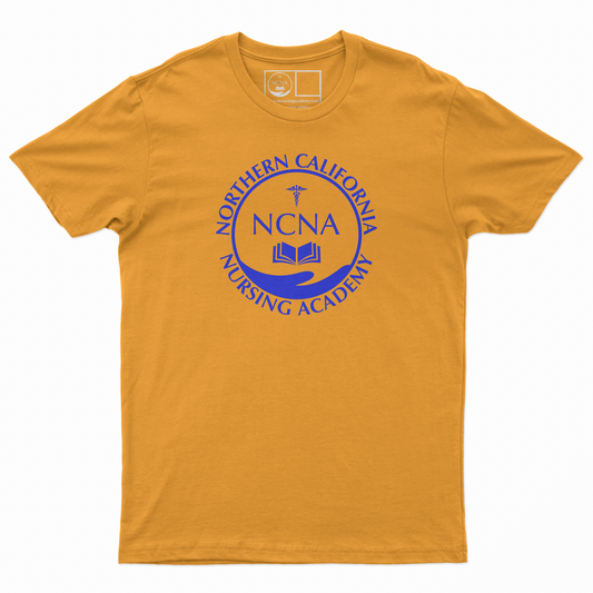 NCNA Large Logo Gold T-Shirt